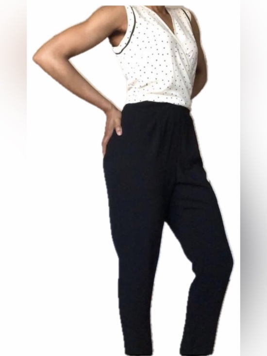 George Pants - Black and White Jumpsuit